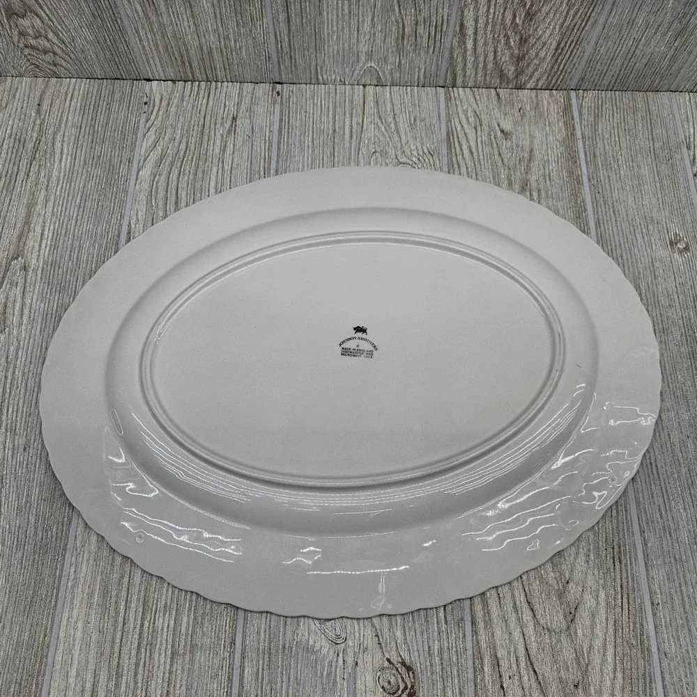 Johnson Brothers Regency White Swirl Ironstone 15